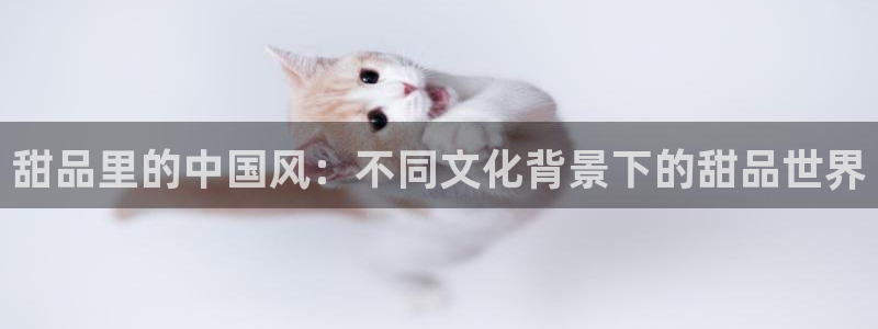 糖心vlgo安安老师：甜品里的中国风：不同文化背景下的甜品世